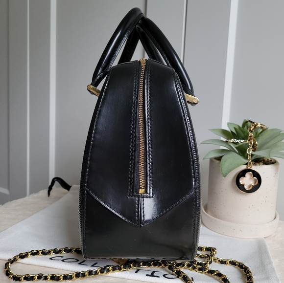 💕Louis Vuitton Black Epi Noir Sablon Handbag - Picture 7 of 16